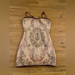 With Jean size 8 very pretty dress